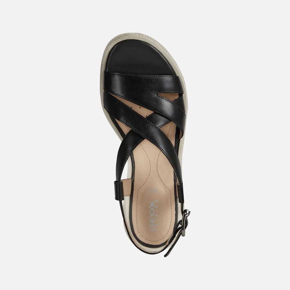 Geox Bayan Sandalet Siyah - Taormina - FMX-194752